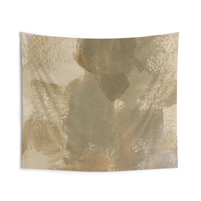 Abstract Tapestry | Khaki Green Beige
