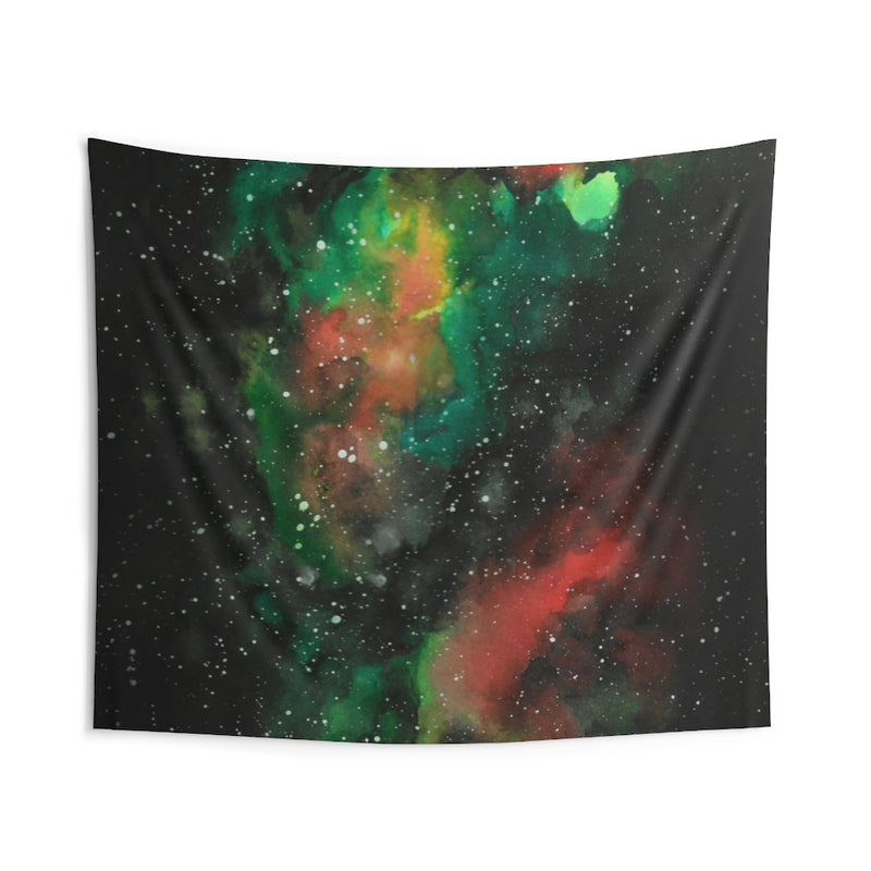 Abstract Tapestry | Black Green Red