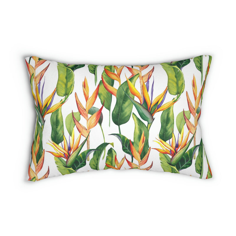 Tropical Lumbar Pillow | Green Jungle