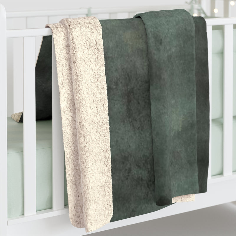 Gradient Comfy Blanket | Smokey Green