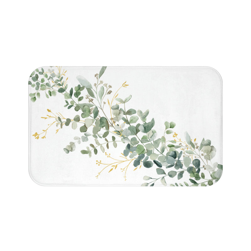 Eucalyptus Bath Mat | Sage Green Floral