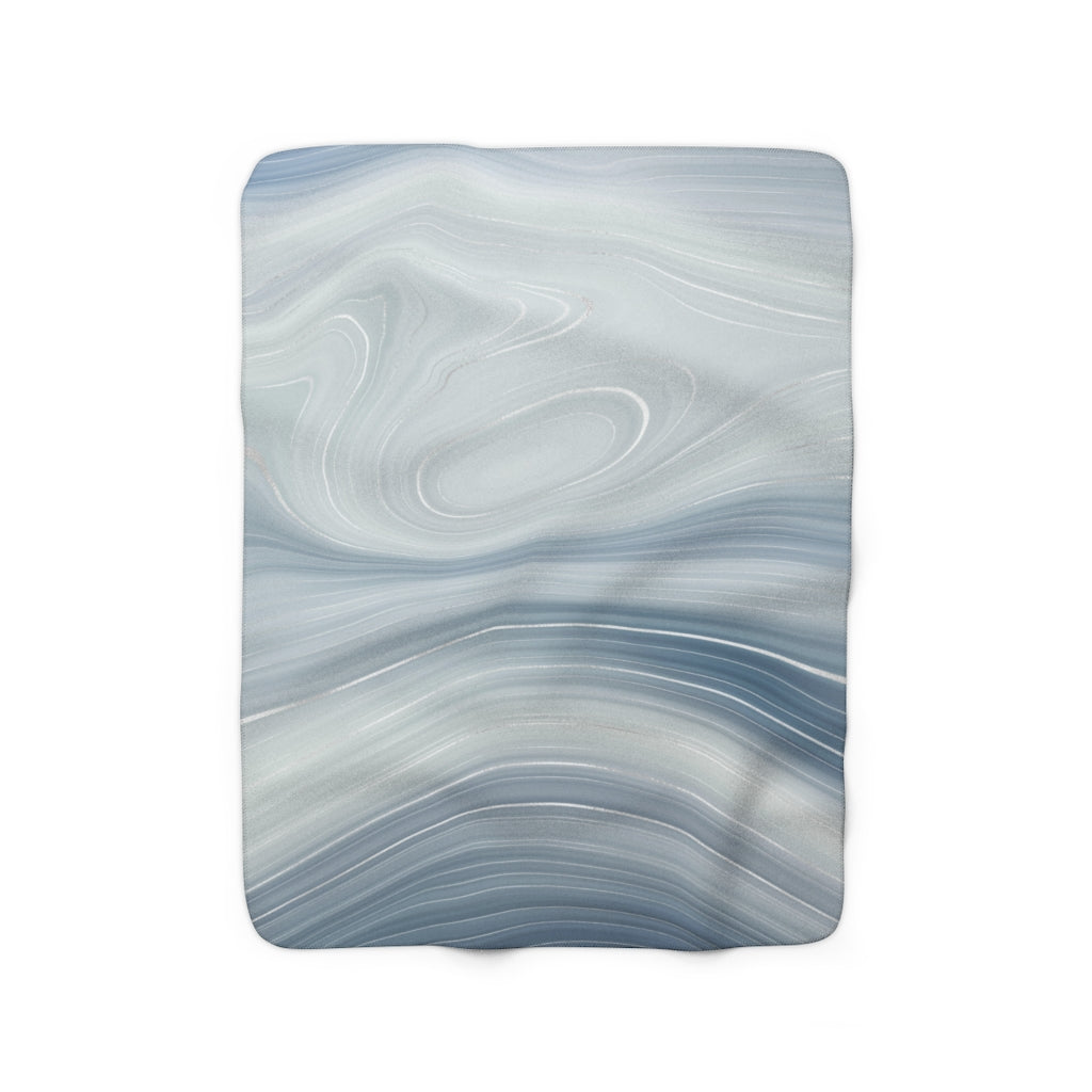 sky baby blue, dusty smoky navy, pastel blue blanket