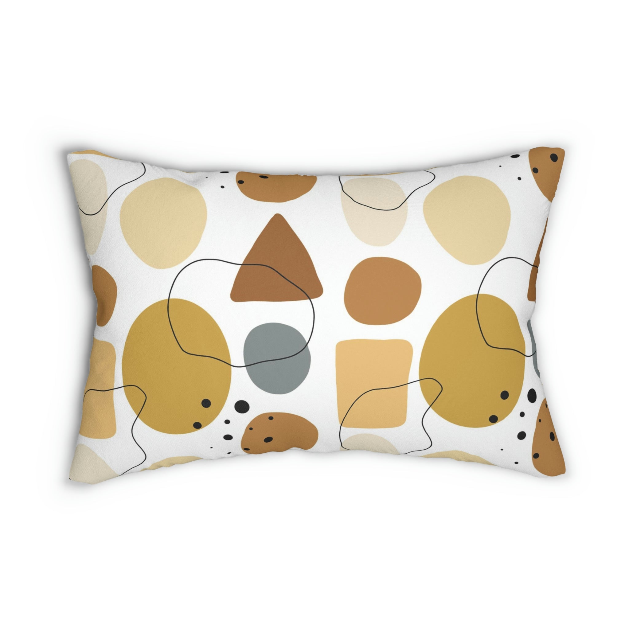 Lumbar rectangle throw pillow