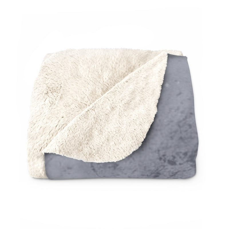 Abstract Boho Comfy Blanket | Gray Stale Ombre