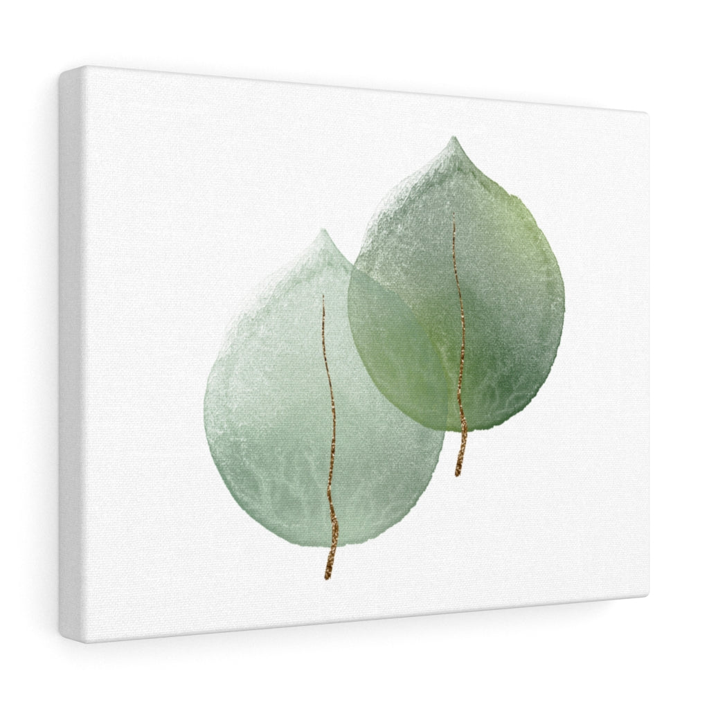 Eucalyptus Leaves Canvas Watercolor Wall Art