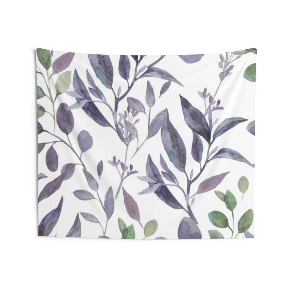 Floral Tapestry | Purple Green White