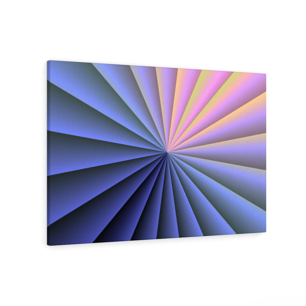 RETRO CANVAS ART | Blue Purple Pink