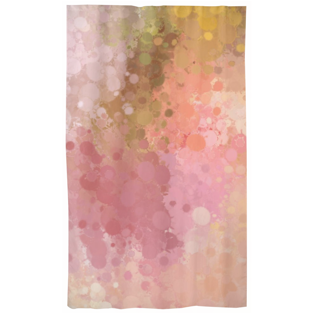 Abstract Window Curtains | Lavender Pink