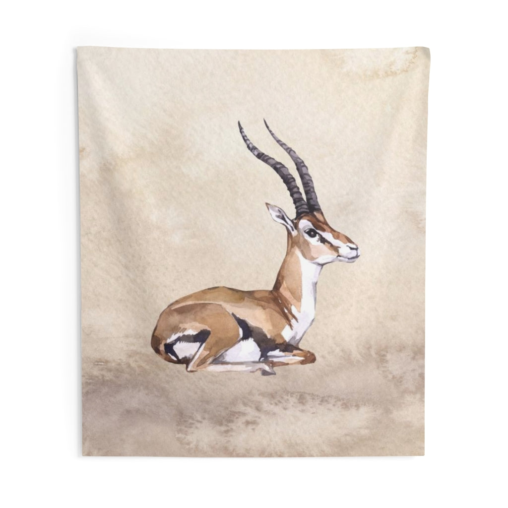 Safari Tapestry | Beige Gazelle