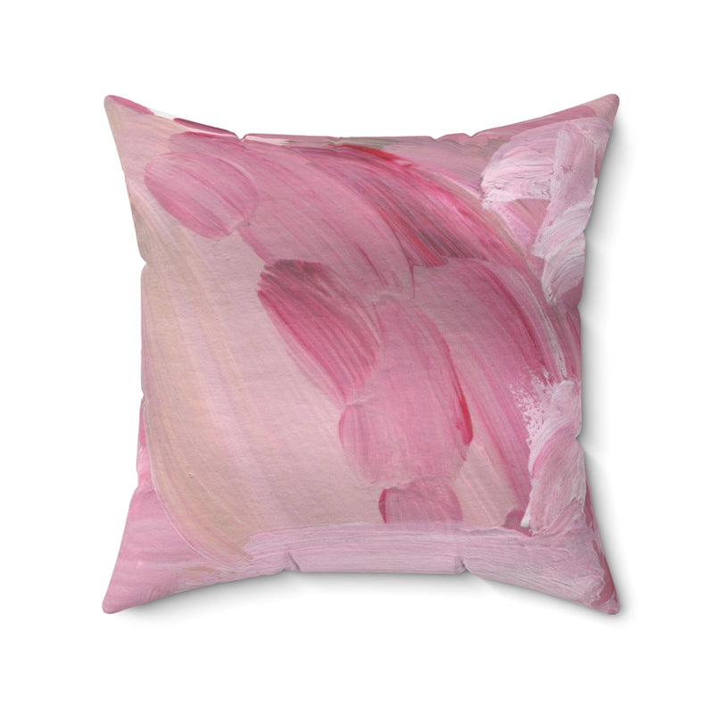 Abstract Pillow Cover | Pink Cotton Candy
