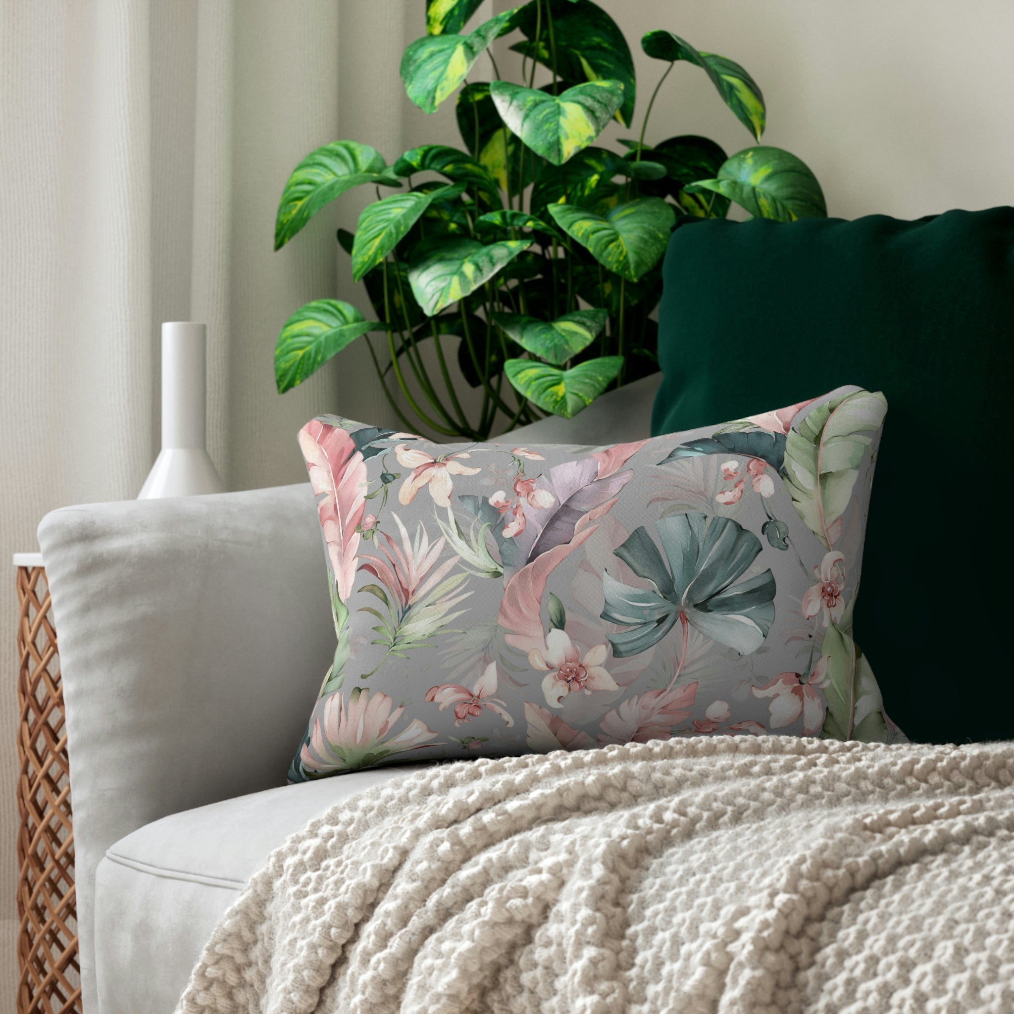 Lumbar Pillow | Tropical Floral