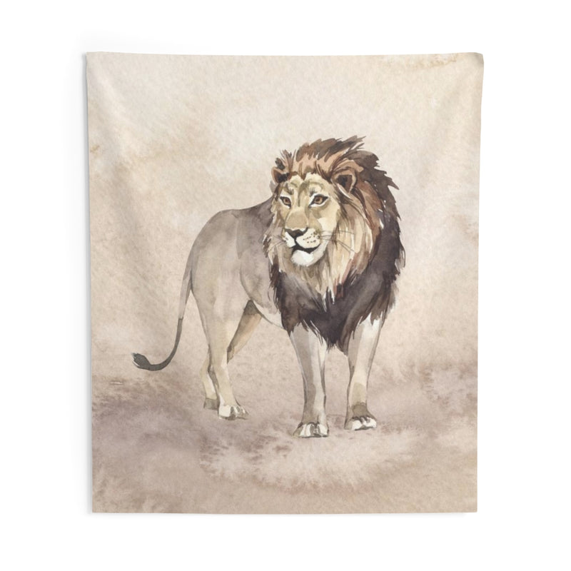 Southwestern Tapestry | Beige Lion Safari