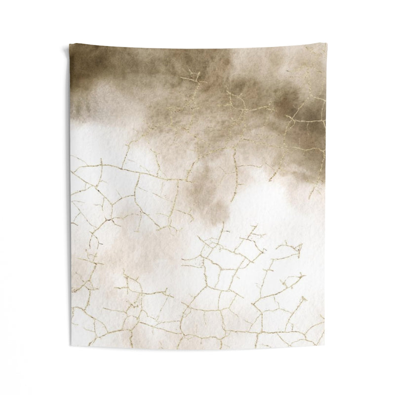 Abstract Tapestry | Beige White Ombre