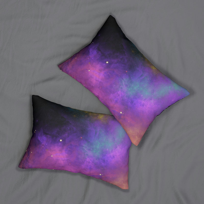 Galaxy Lumbar Pillow | Pink Purple