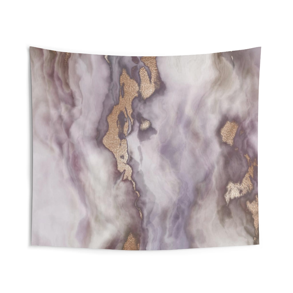 Abstract Tapestry | Lavender Beige Gold