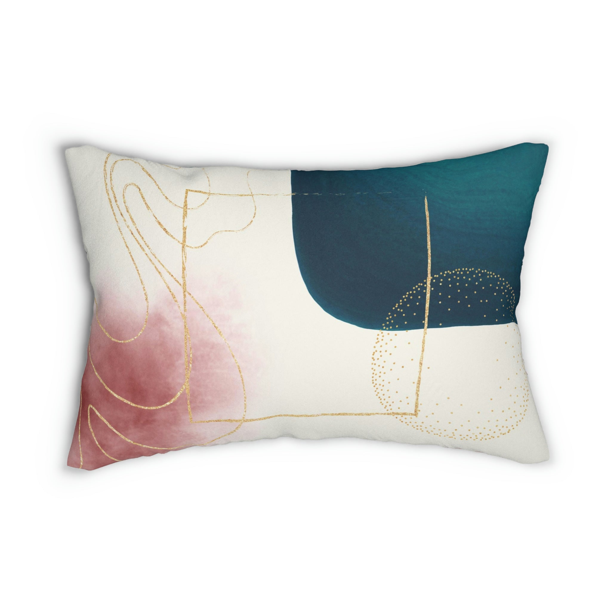 Lumbar rectangle throw pillow