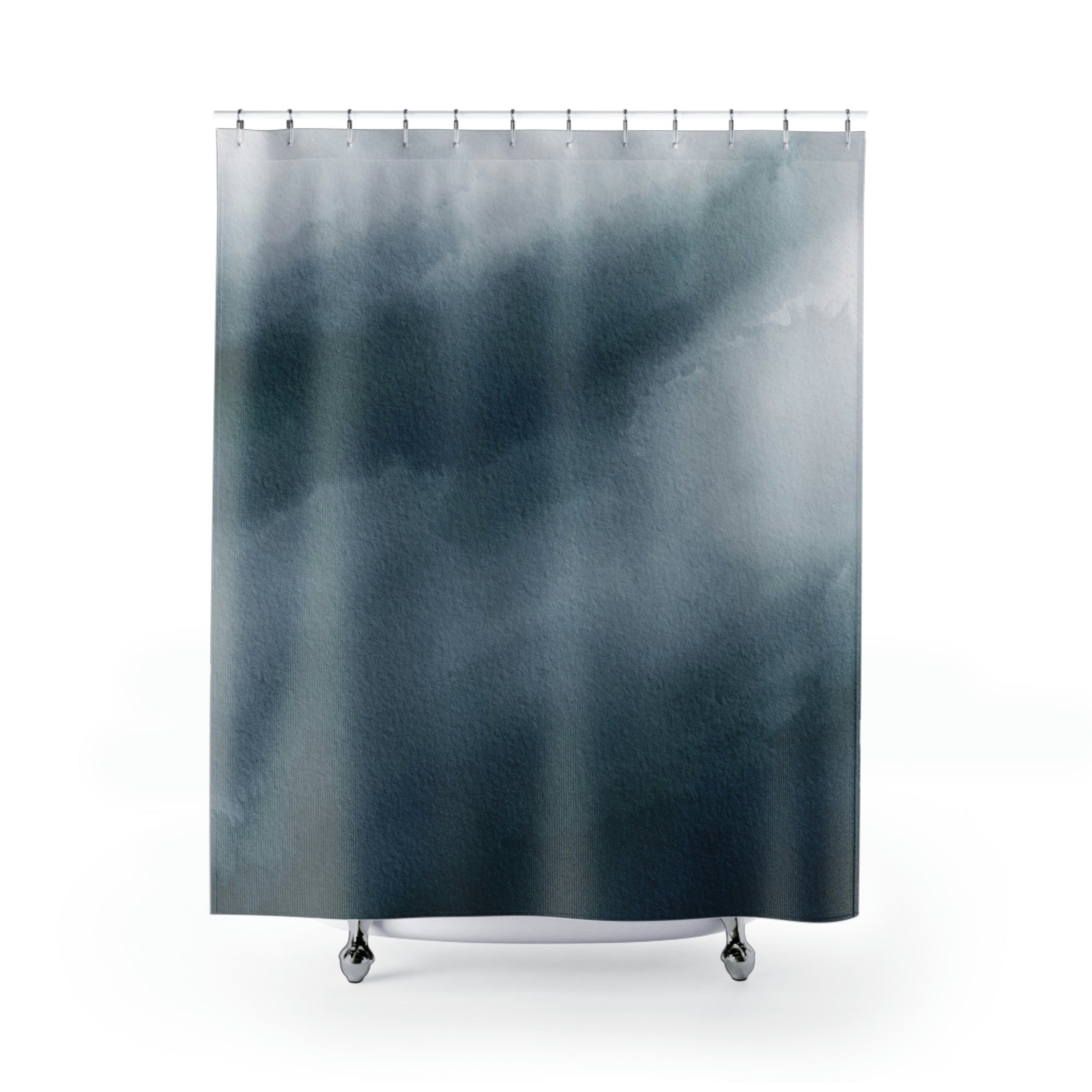 modern boho fabric shower curtain