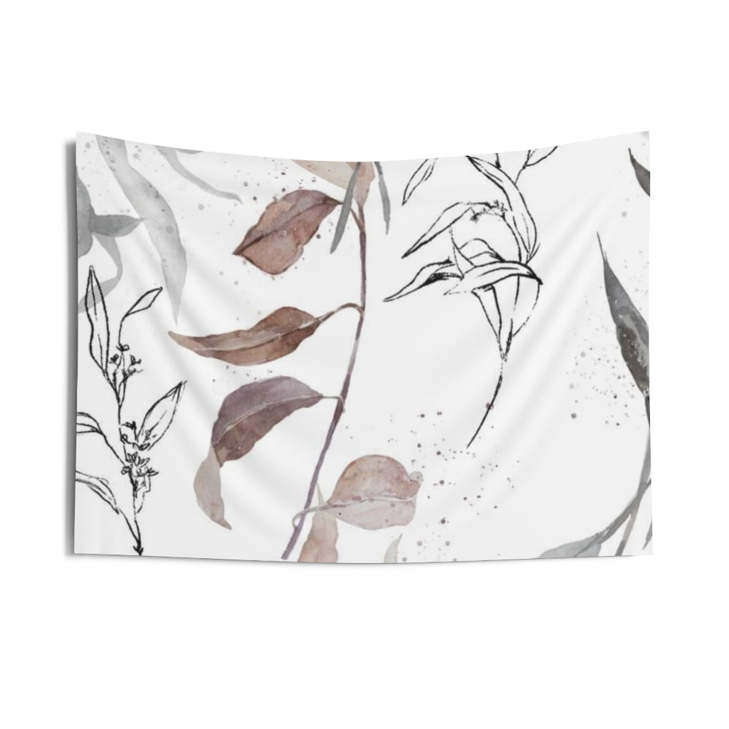 Floral Tapestry | White Bronze Grey White