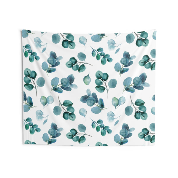 Floral Tapestry, Teal Eucalyptus