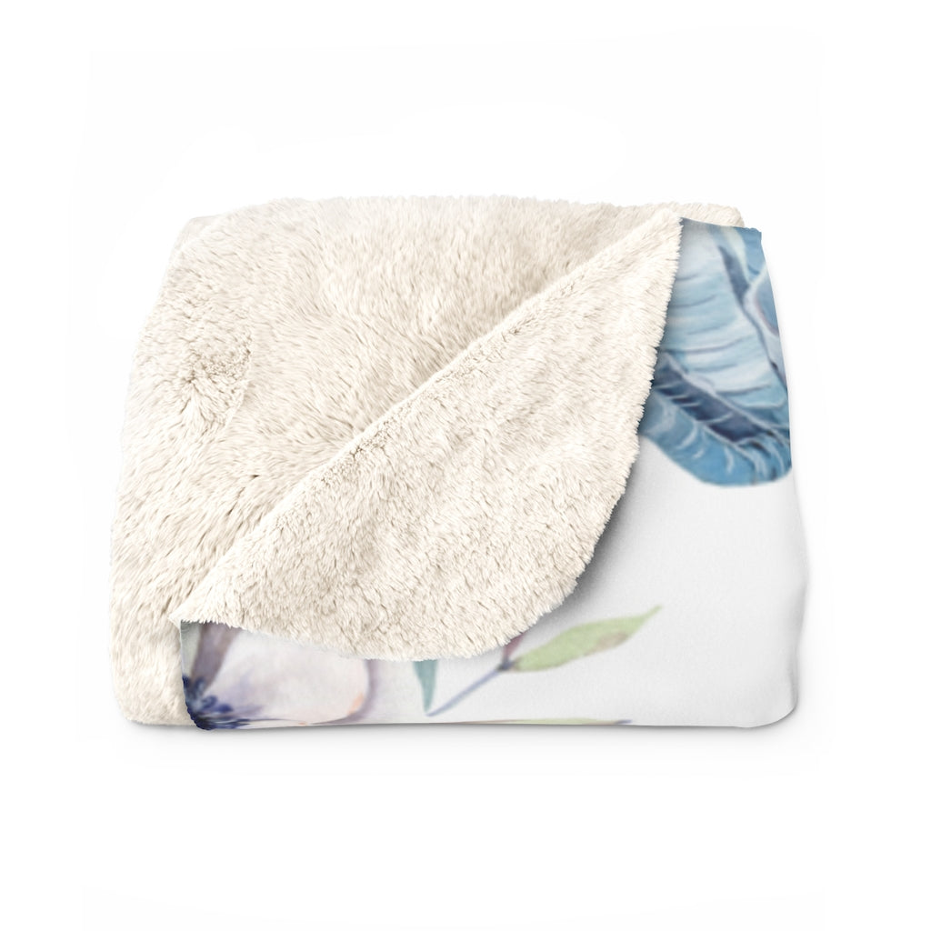 modern abstract cozy blanket