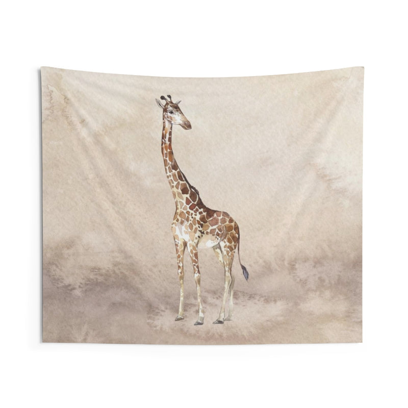 Southwestern Tapestry | Beige Giraffe Safari