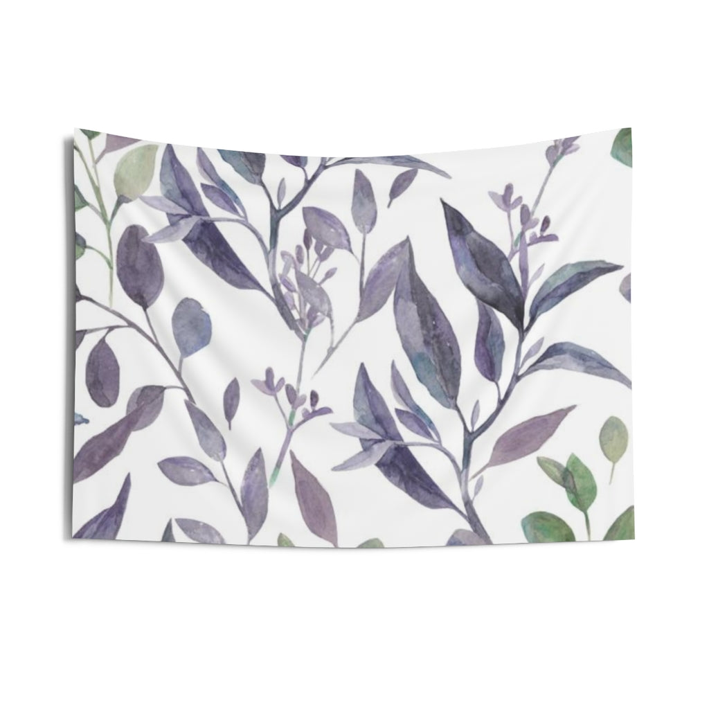 Floral Tapestry | Purple Green White