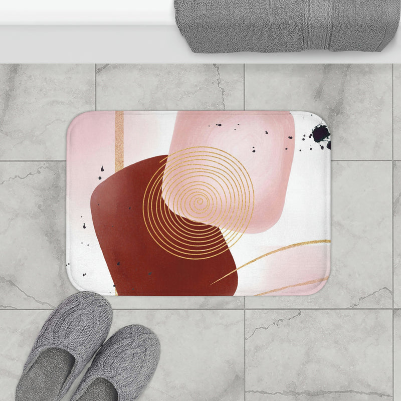Pink Minimalist | Abstract Bath Mat