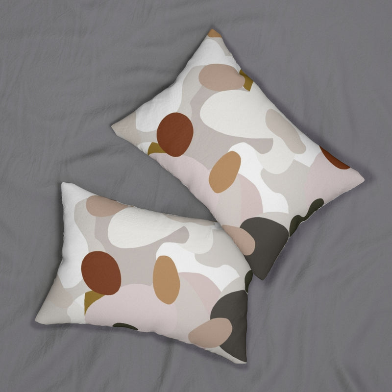 Abstract Boho Lumbar Pillow | Modern Colorful