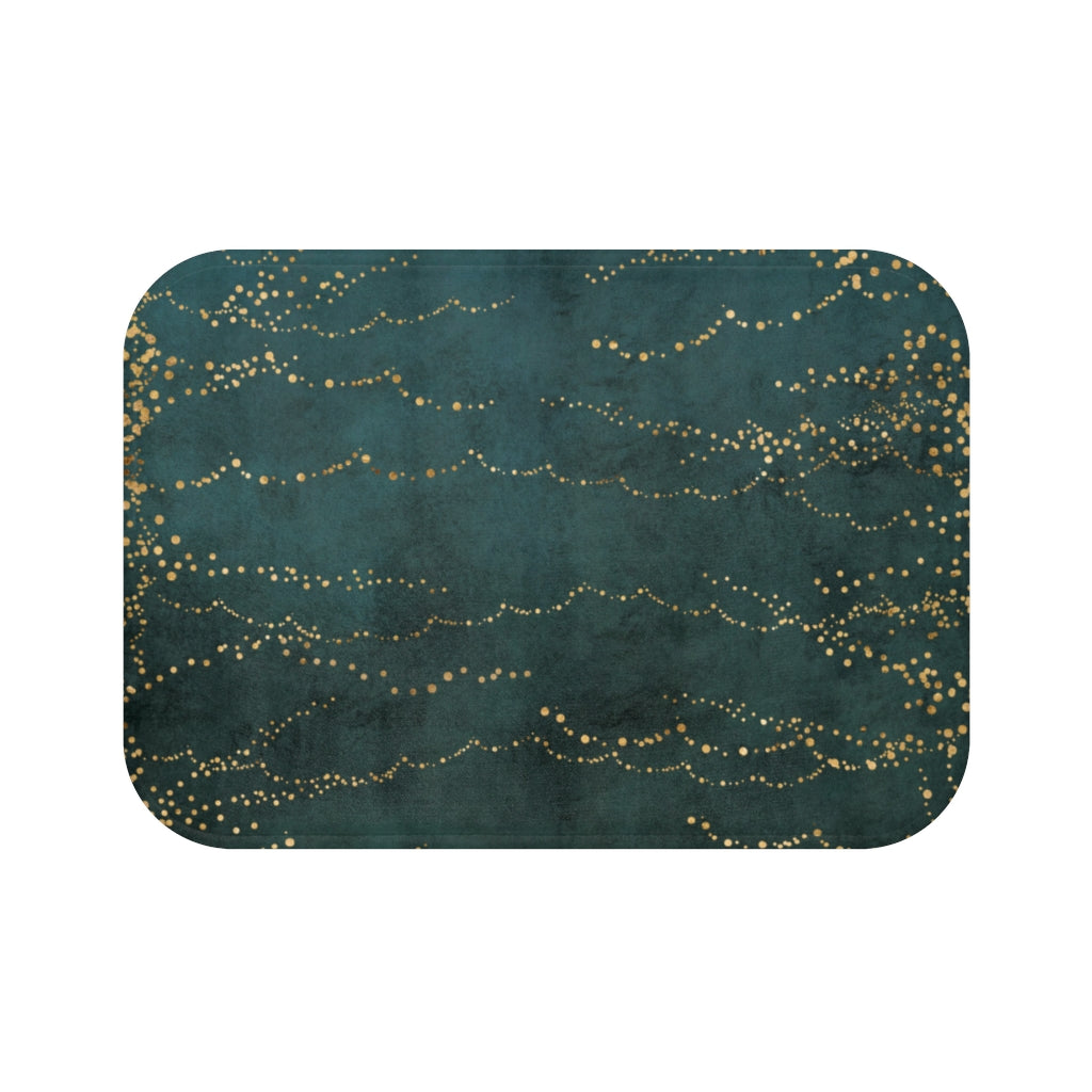 Bohemian Bath Mat | Green Beige