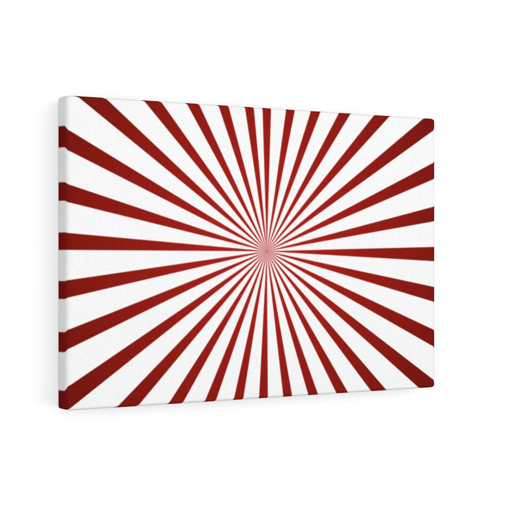 RETRO CANVAS ART | White Red