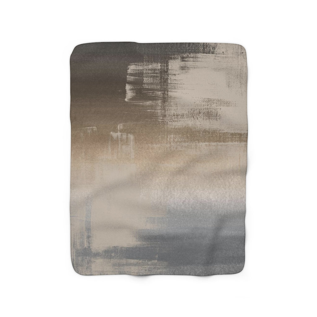 modern abstract cozy blanket