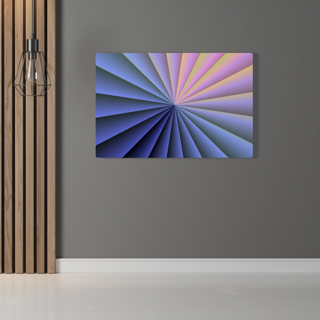 RETRO CANVAS ART | Blue Purple Pink