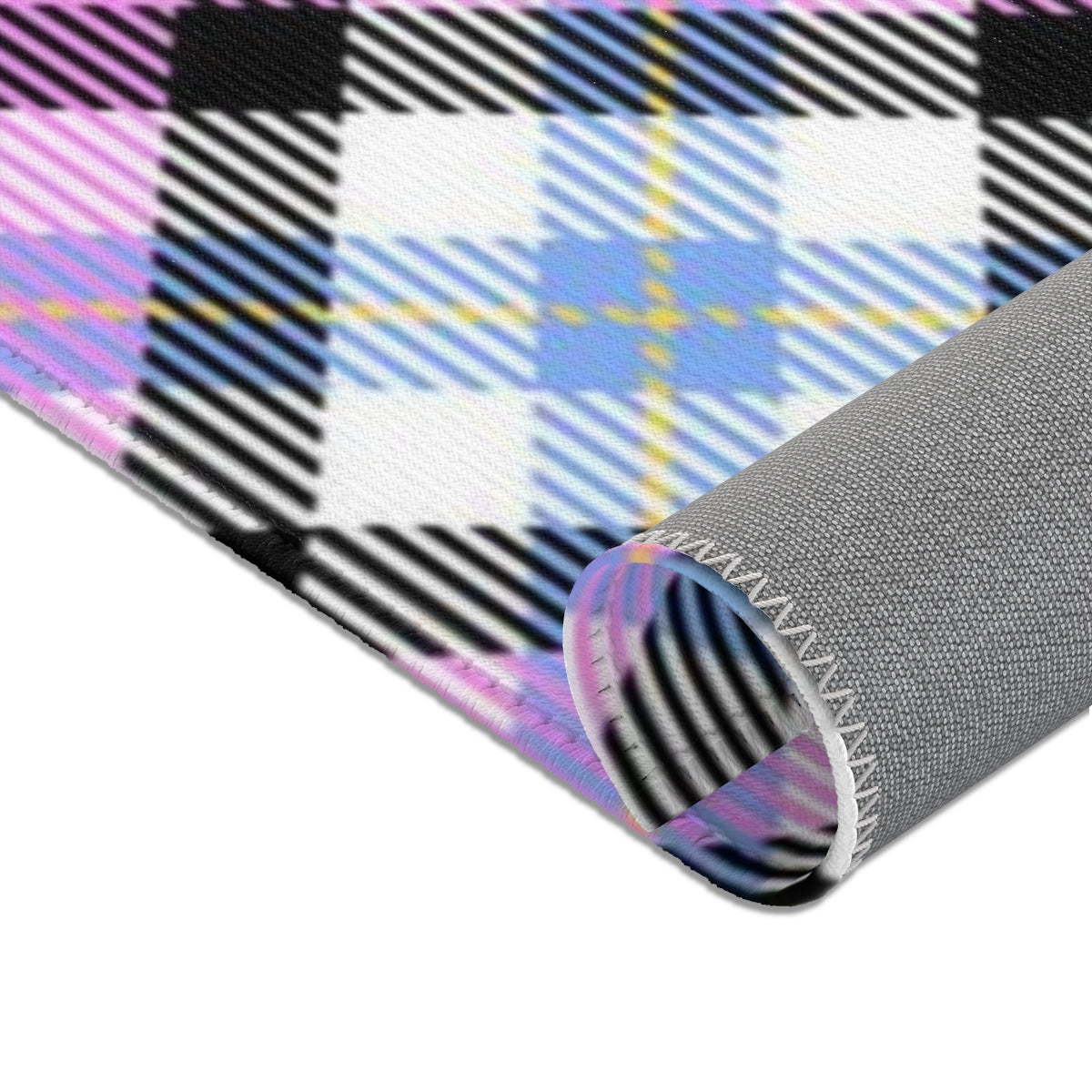 Checkered Area Rug | Plaid Retro Preppy