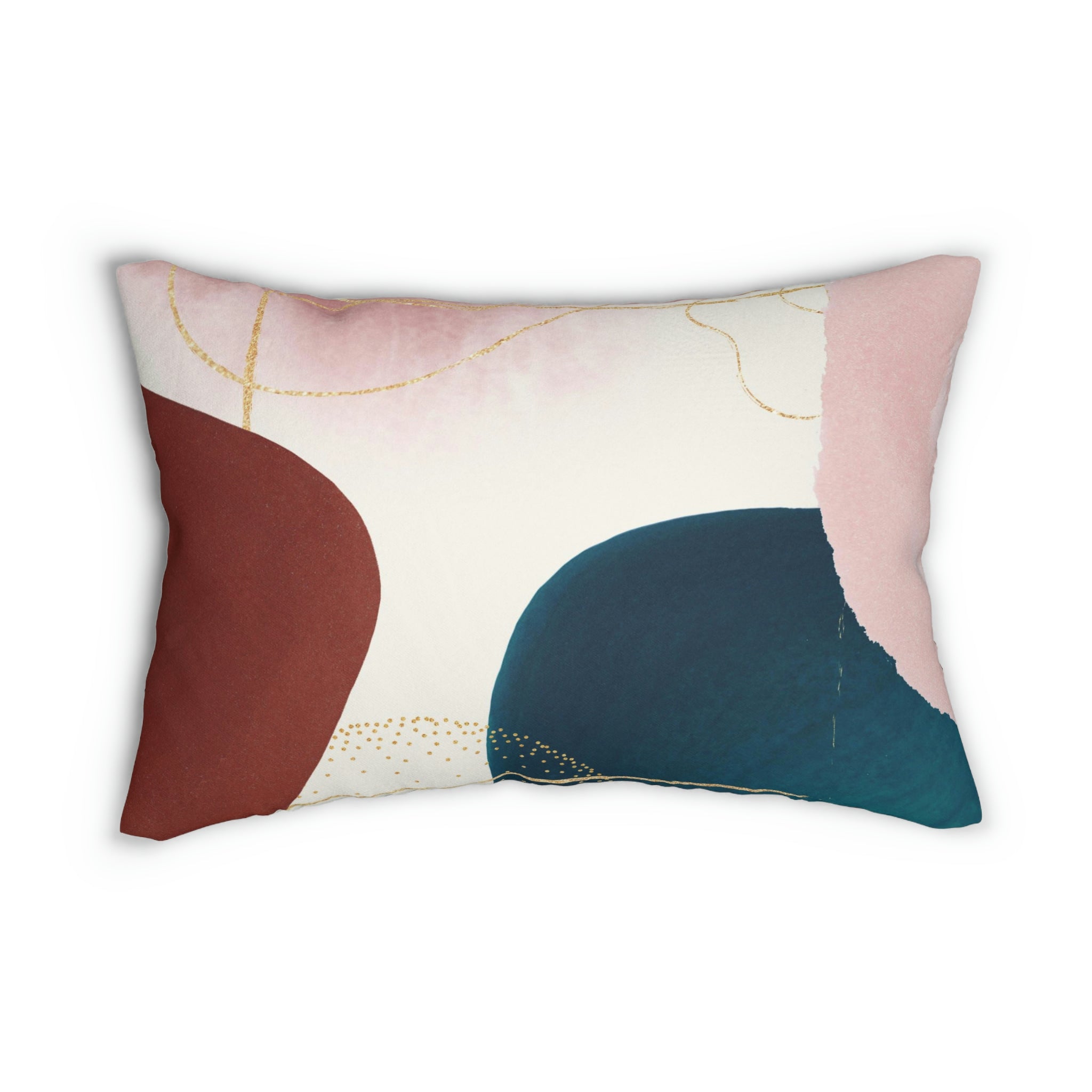 Lumbar rectangle throw pillow