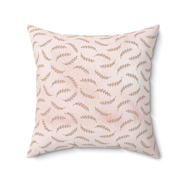 Floral Pillow Cover | White Blush Pink