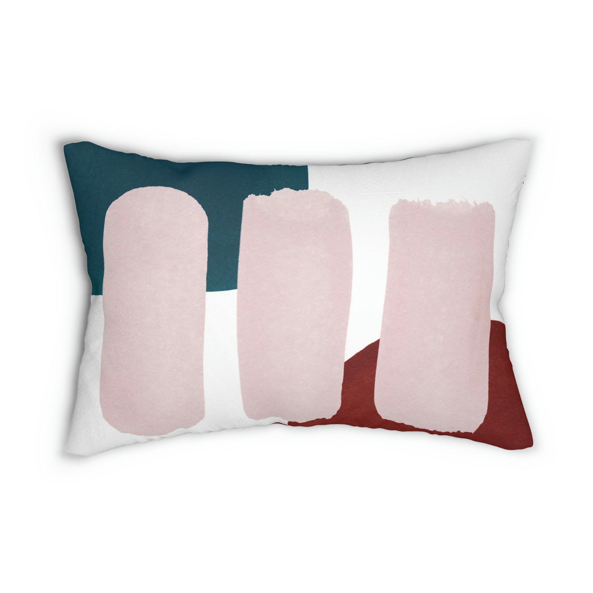 Lumbar rectangle throw pillow