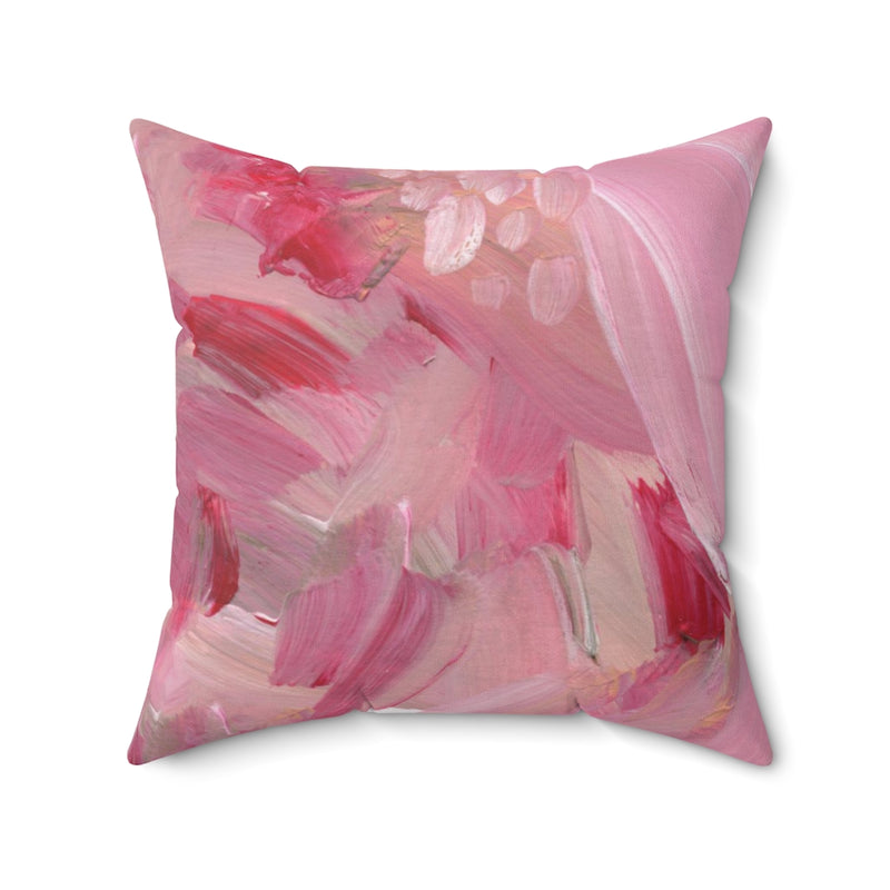 Abstract Pillow Cover | Pink Cotton Candy