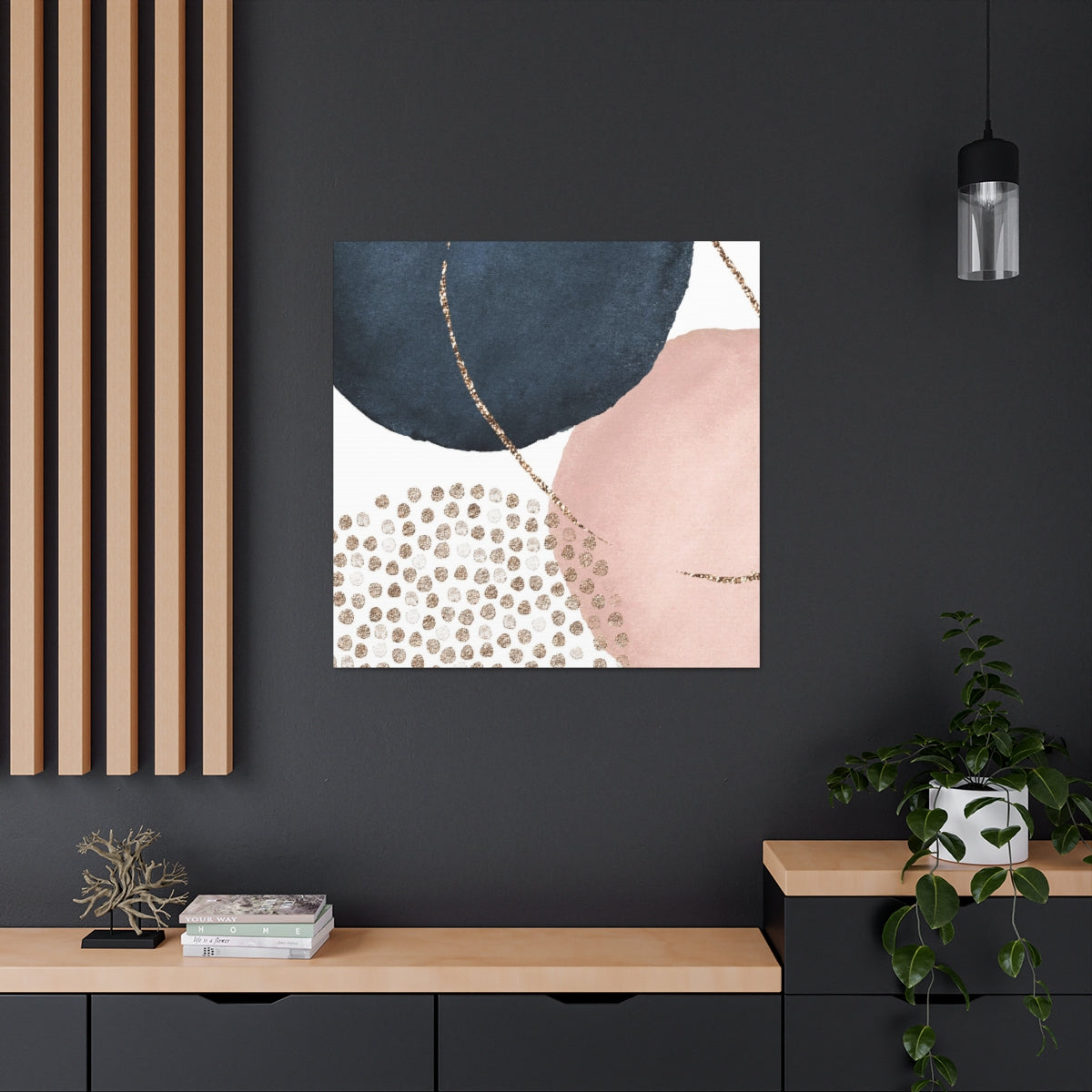 Abstract Wall Canvas Print | Watercolor Scheme