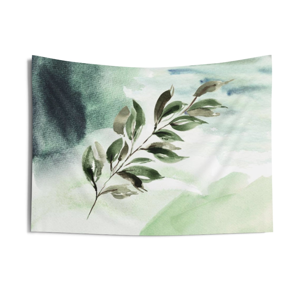 Floral Tapestry | Green Lime White