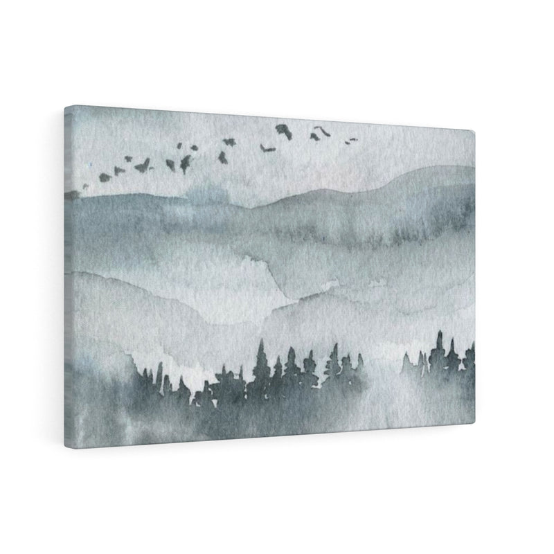 Nature Wall Canvas Art | Gray Woodlands