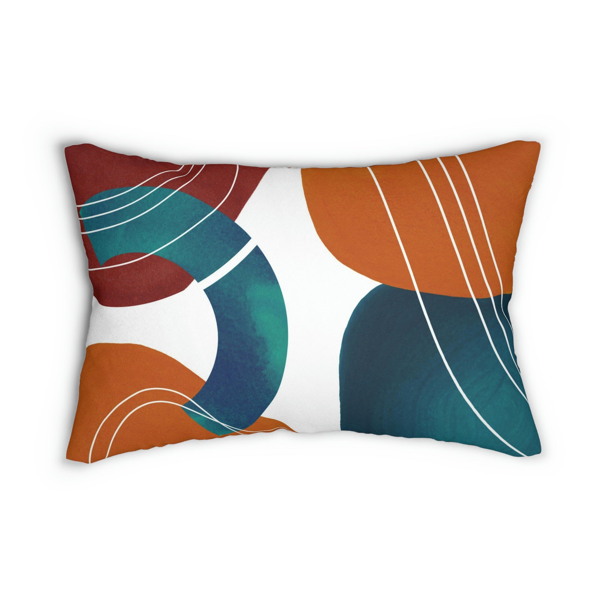 Lumbar rectangle throw pillow