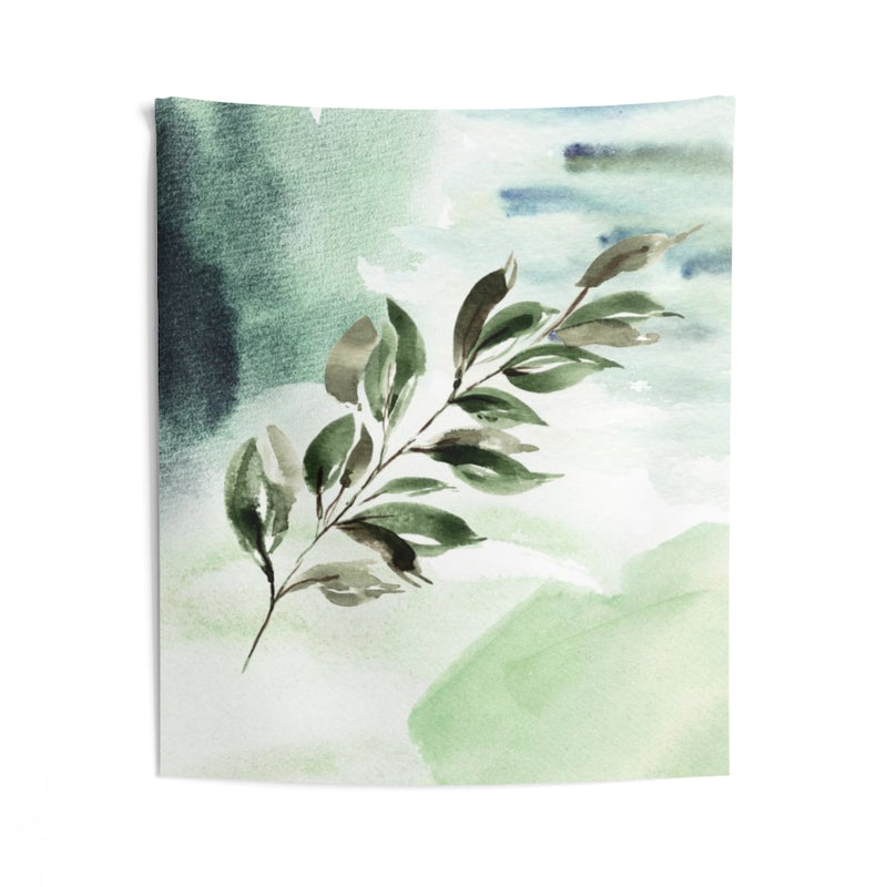 Floral Tapestry | Green Lime White