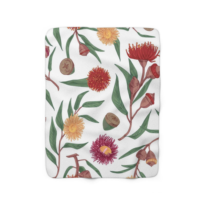 Floral Comfy Blanket | Red Cottage Core