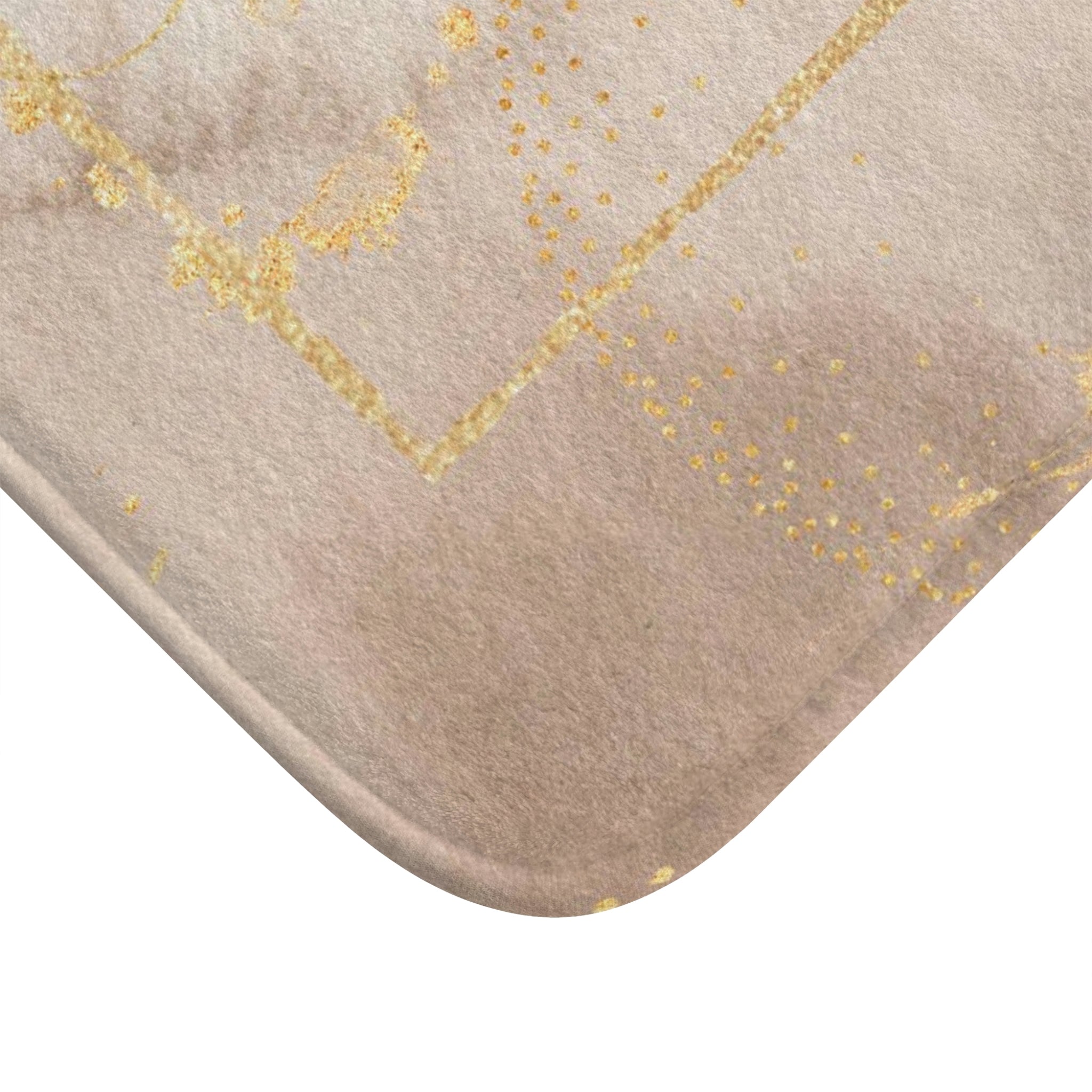 Abstract Bath Mat | Beige Ombre