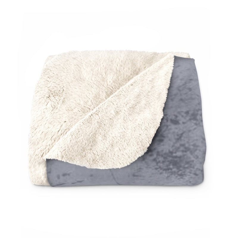 Abstract Boho Comfy Blanket | Gray Stale Ombre
