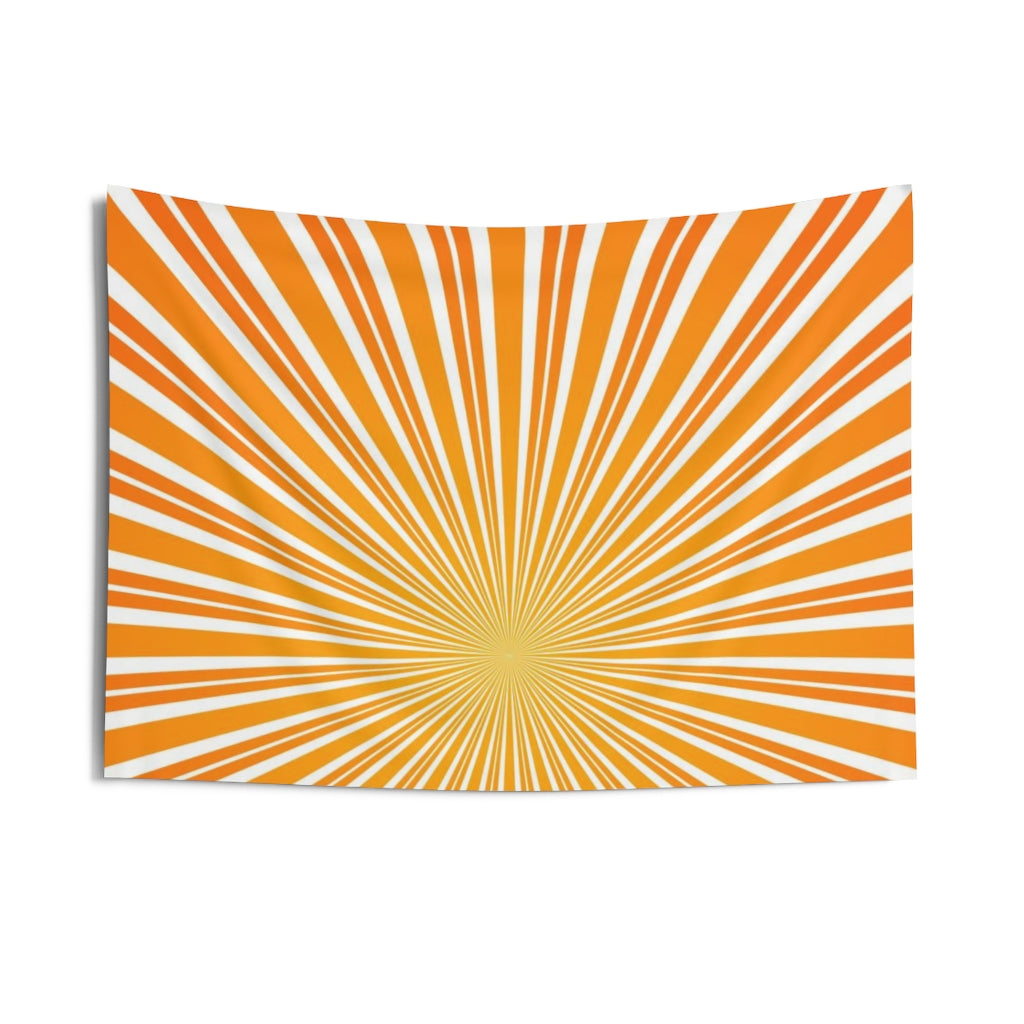 Retro Tapestry | Yellow Orange White