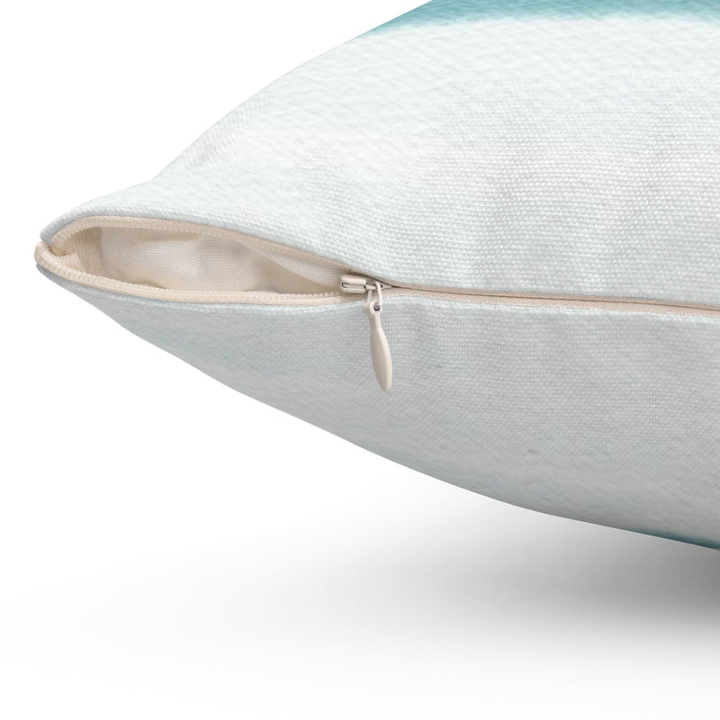 Abstract Pillow Cover | Pastel Blue Grey