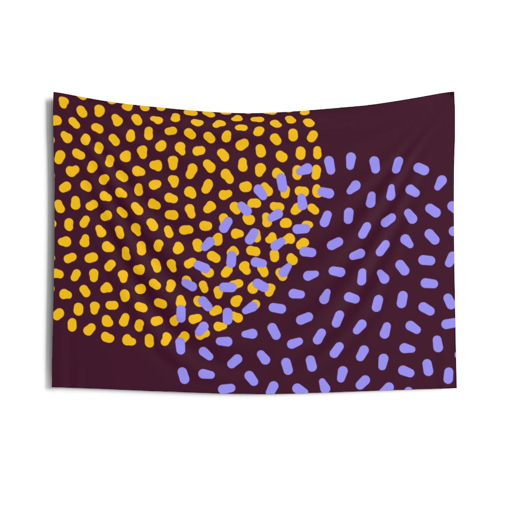 Abstract Tapestry | Purple Orange