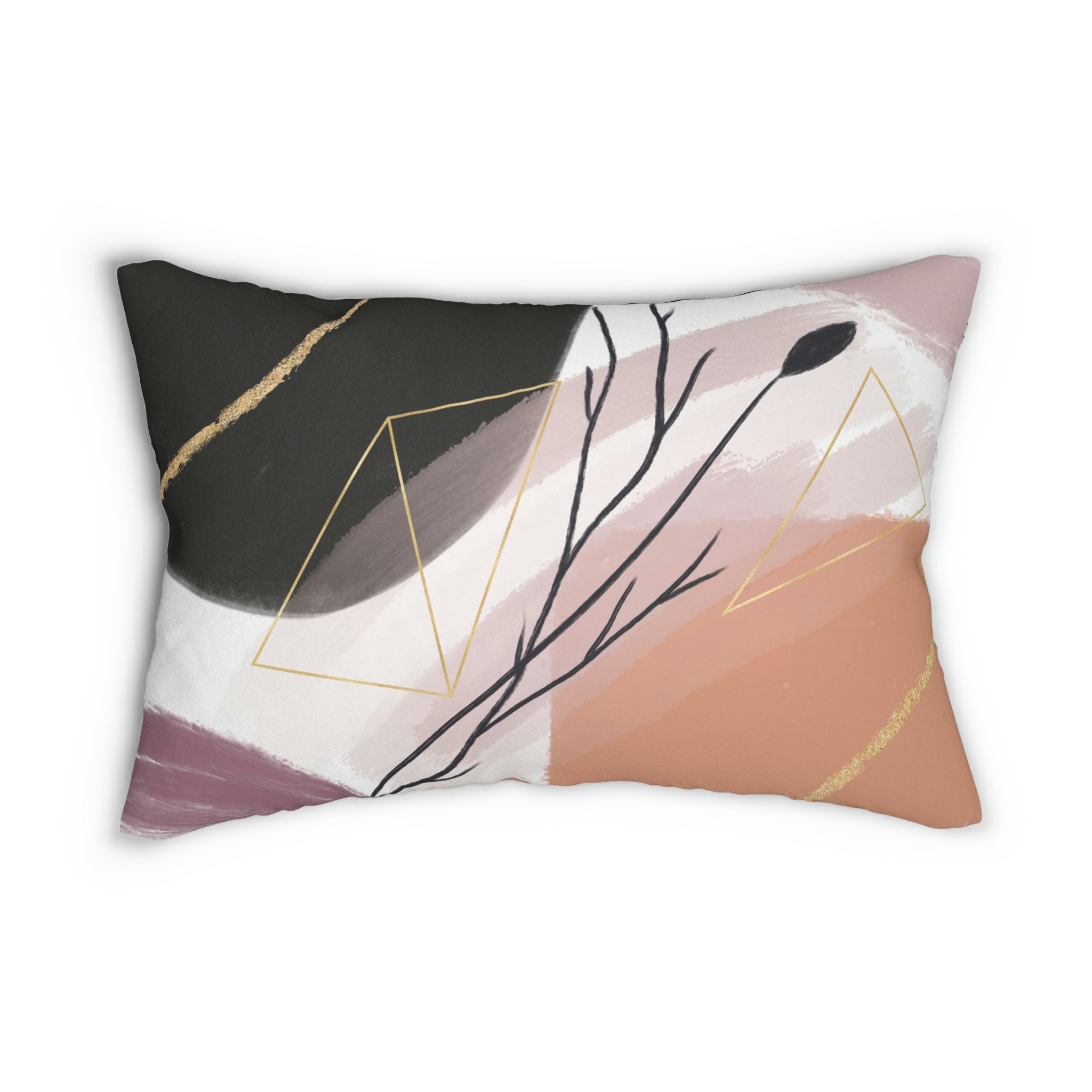 Lumbar rectangle throw pillow