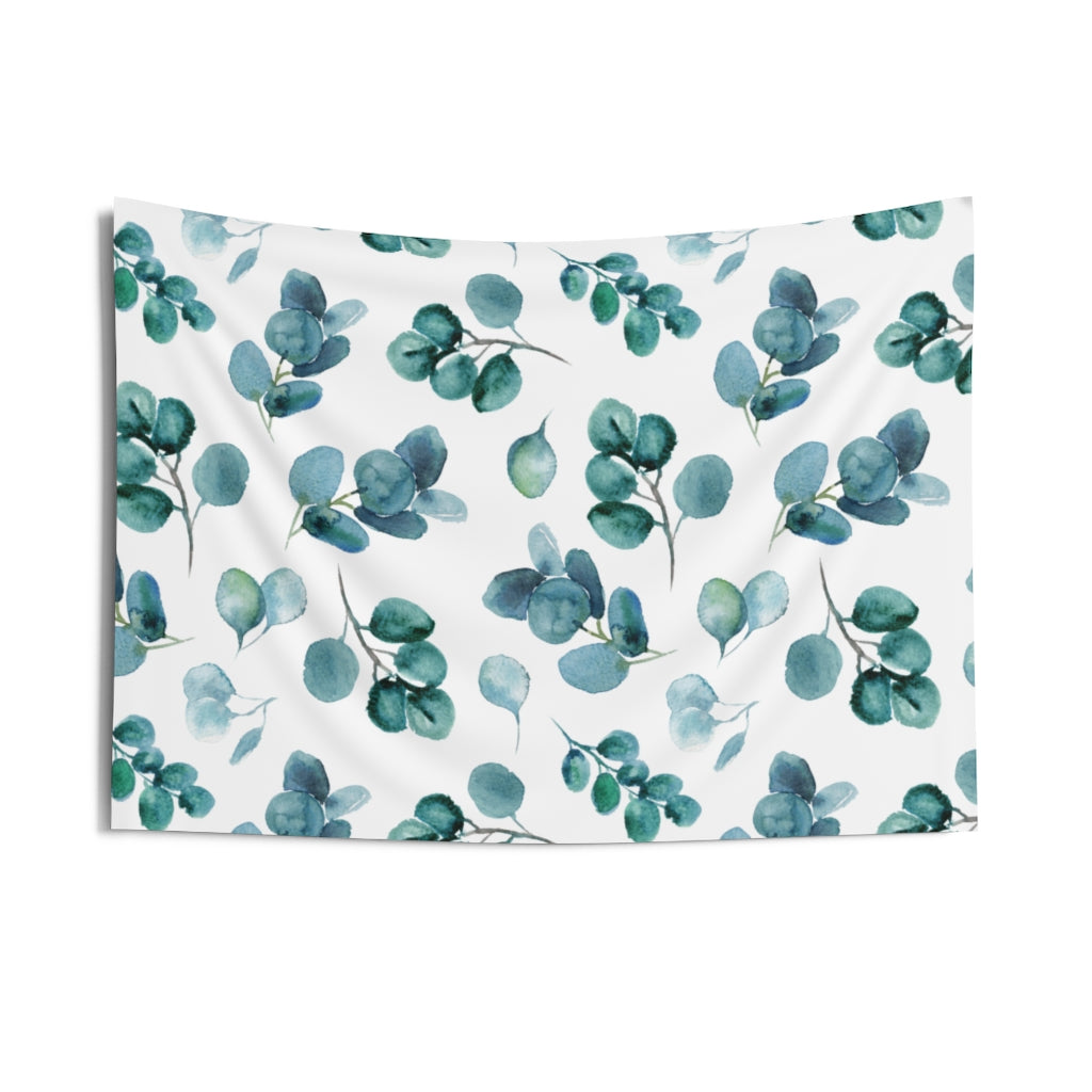 Floral Tapestry, Teal Eucalyptus